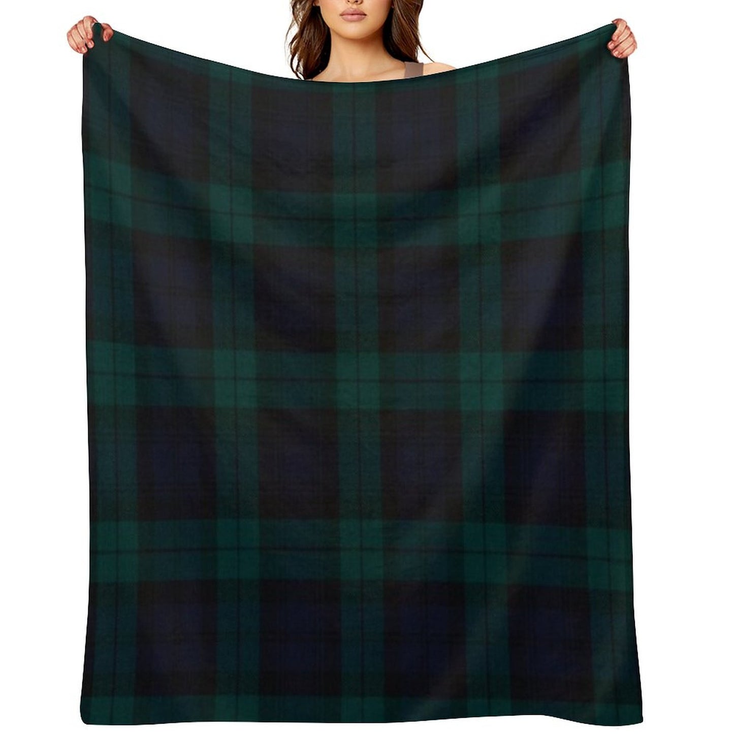 Black Watch Scottish Tartan Throw Blanket