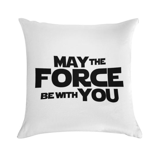 MAY THE FORCE BE WITH YOU GRAPHICS Soft Style Accent Throw Pillow