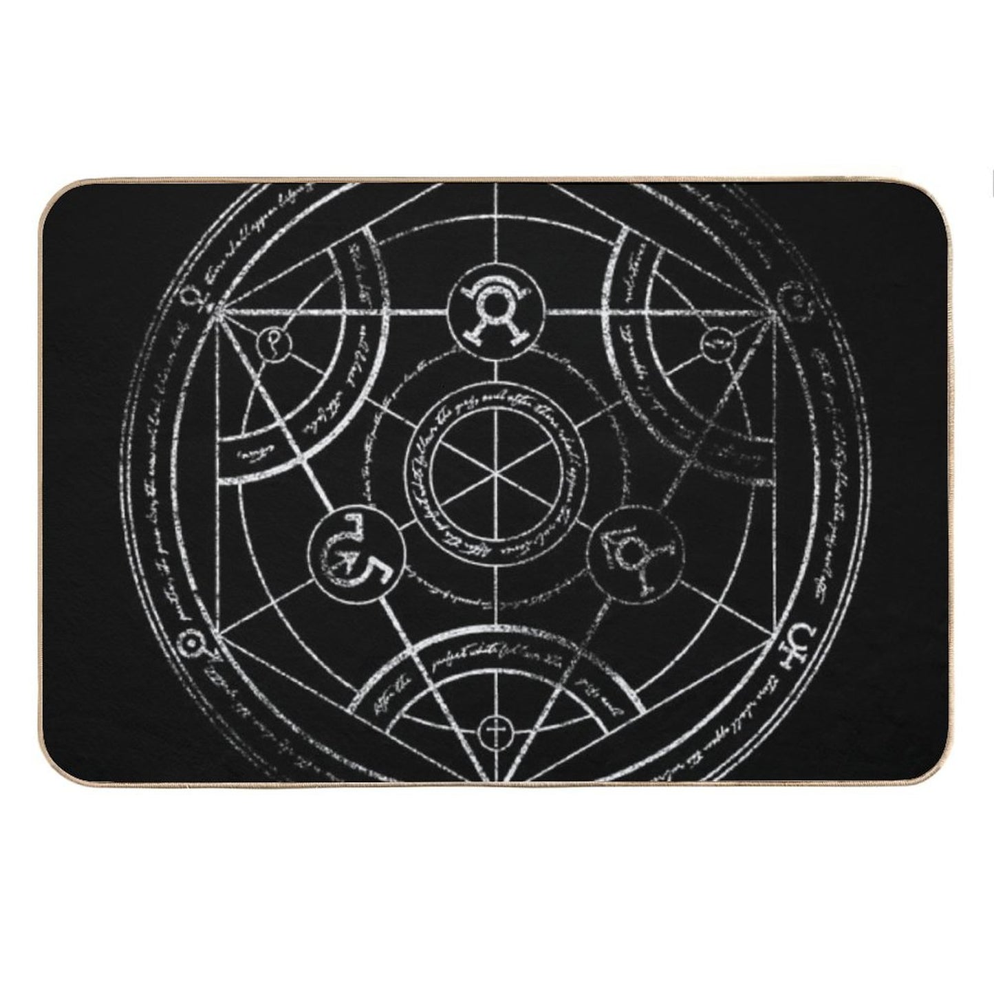 Human Transmutation Circle - Chalk Bath Mat