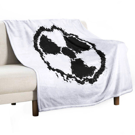 Toxic Hazard Embled Throw Blanket