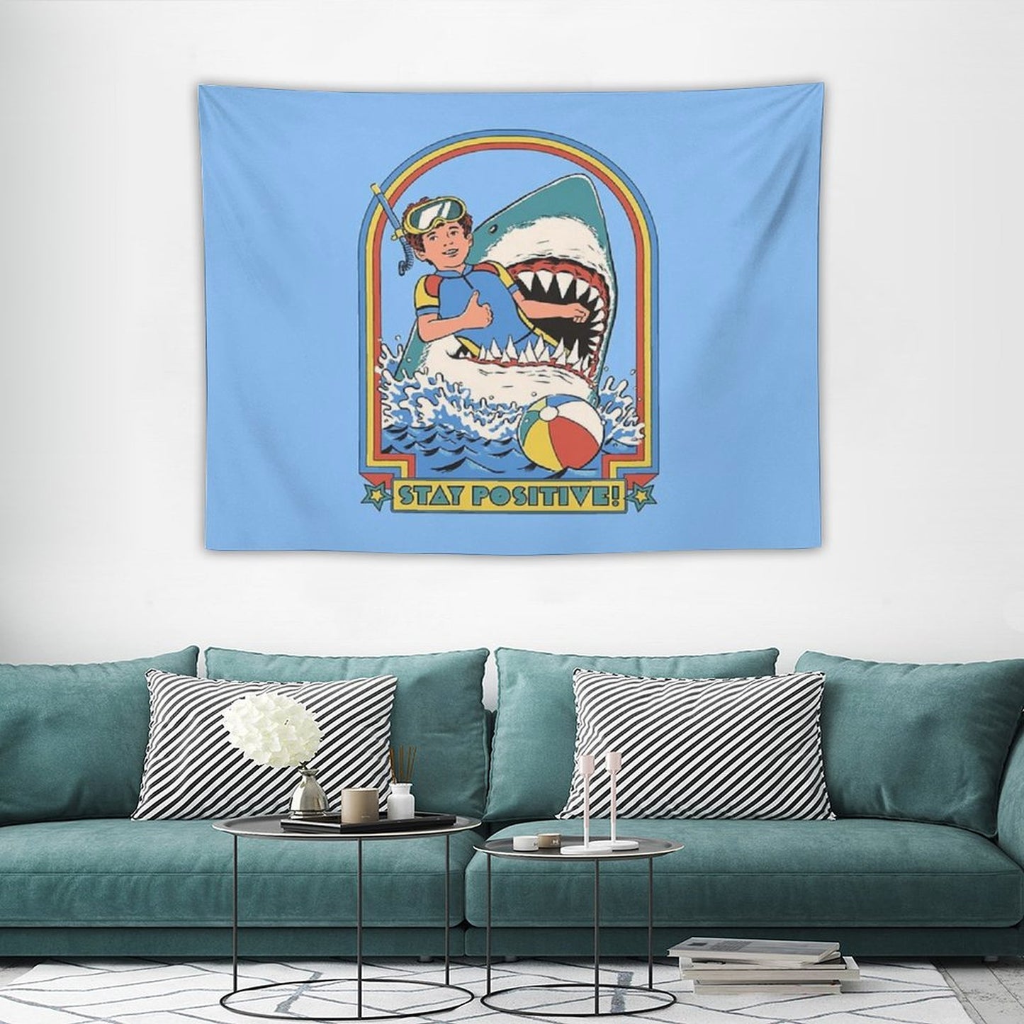 Stay Positive Tapestry