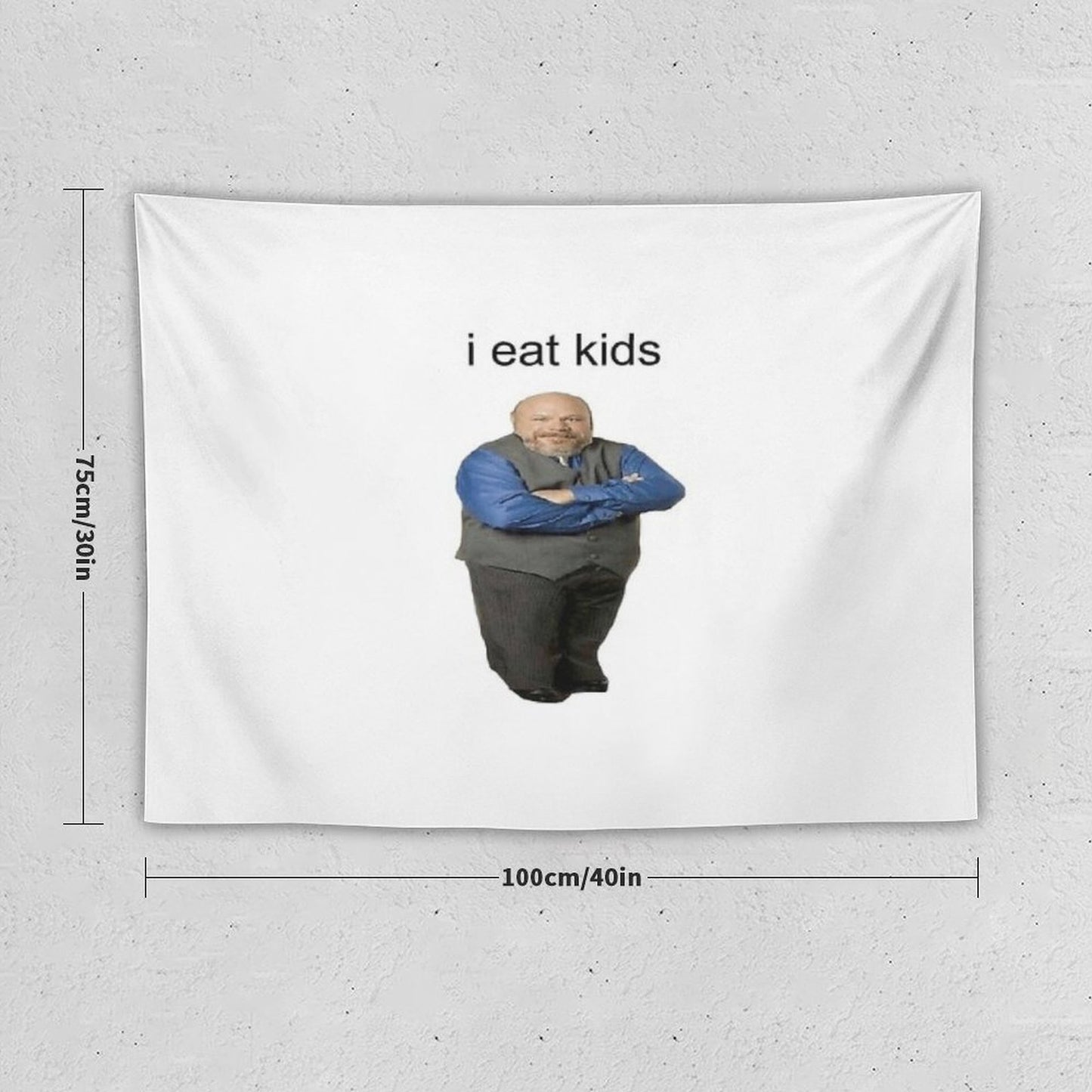 Bertram Eats Kids Tapestry