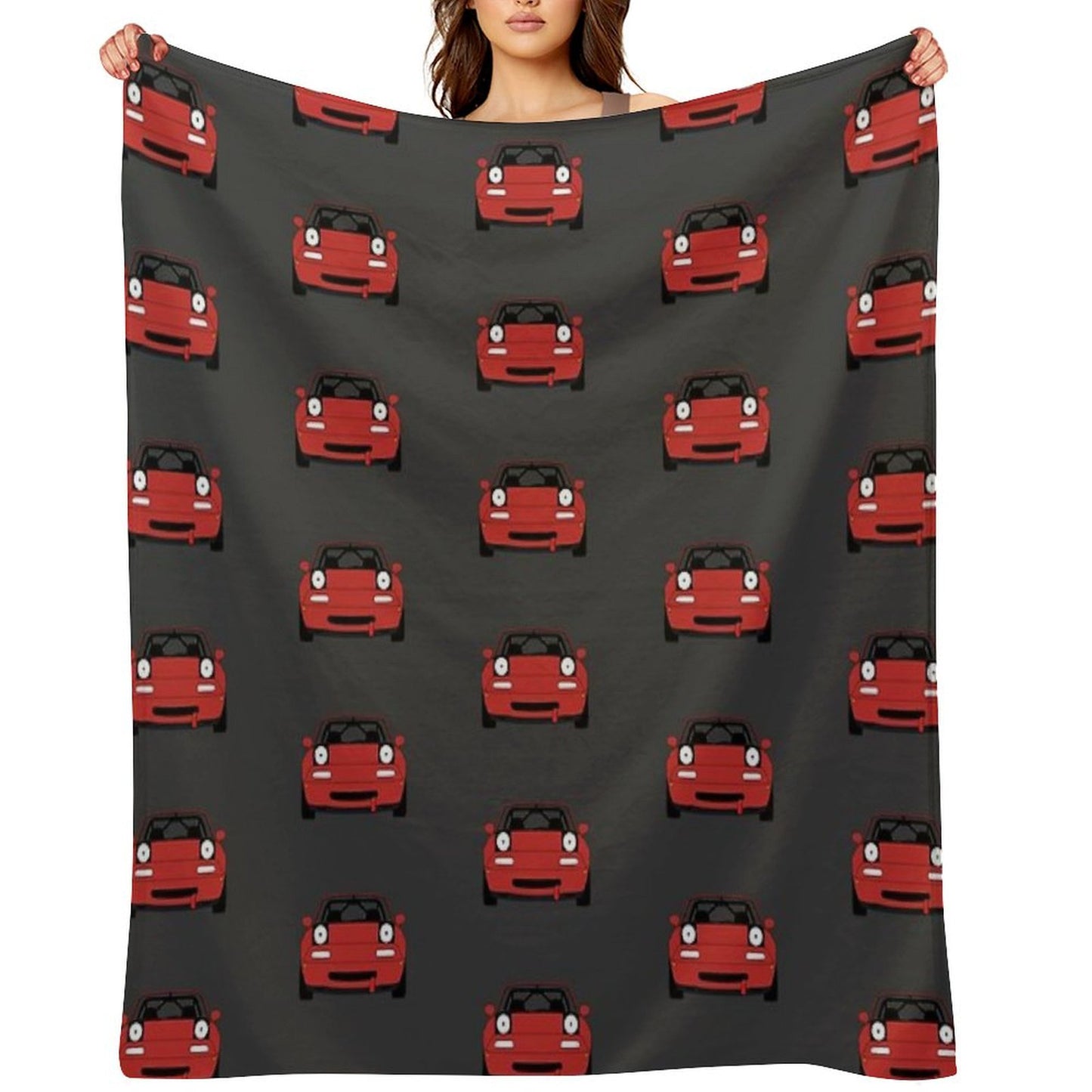 Miata Racecar Throw Blanket