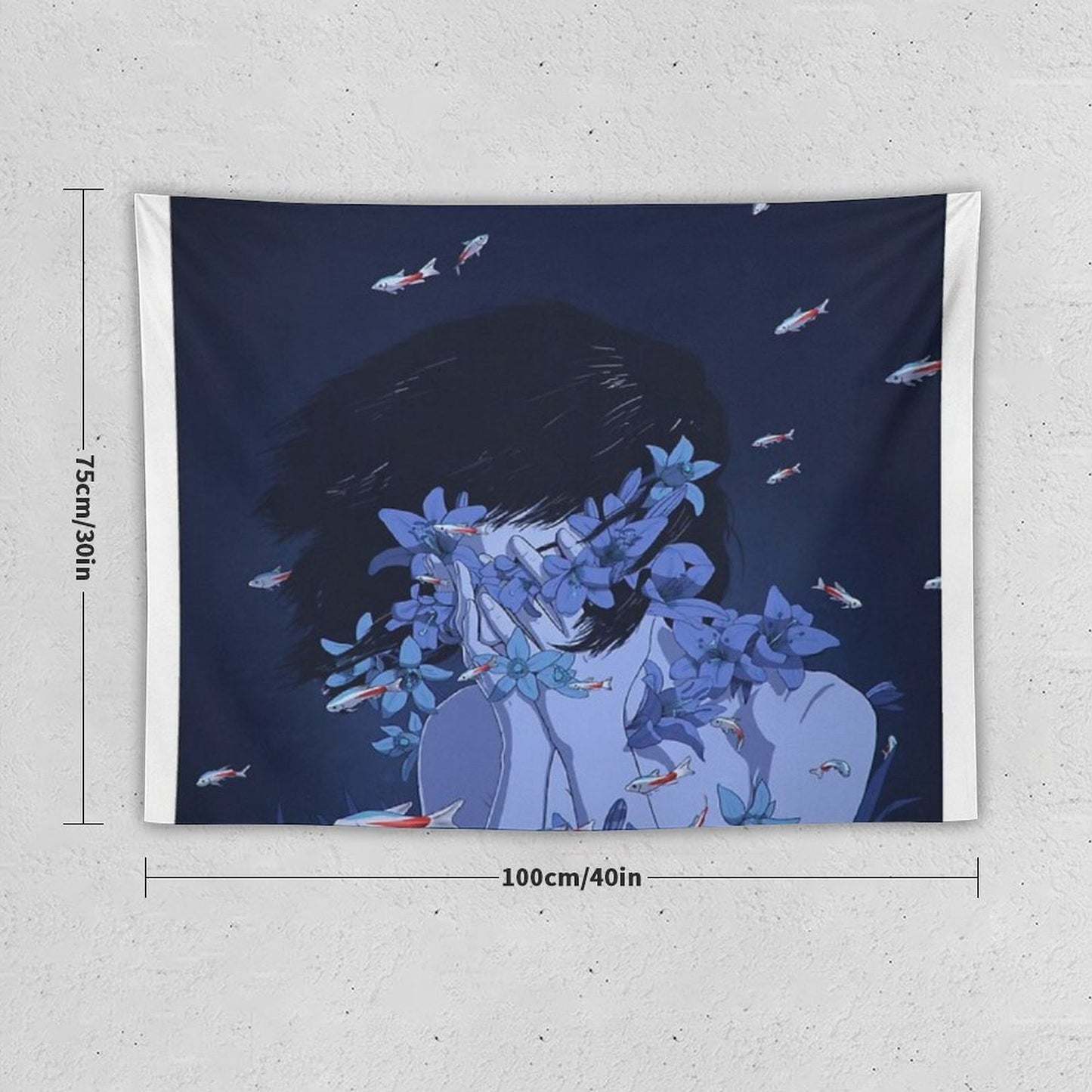Perfect Blue Tapestry