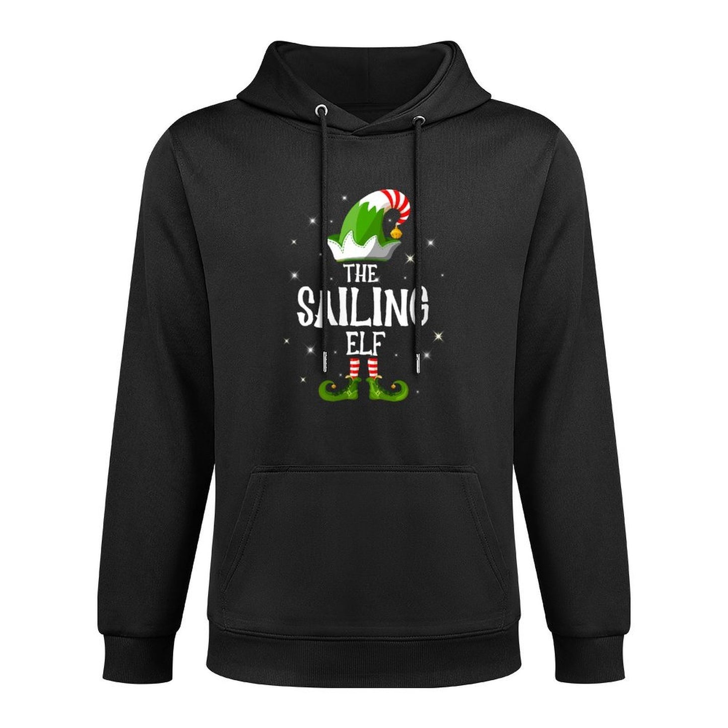 Womens The Sailing Elf Family Matching Group Christmas Medium-Weight Fabric Hoodie