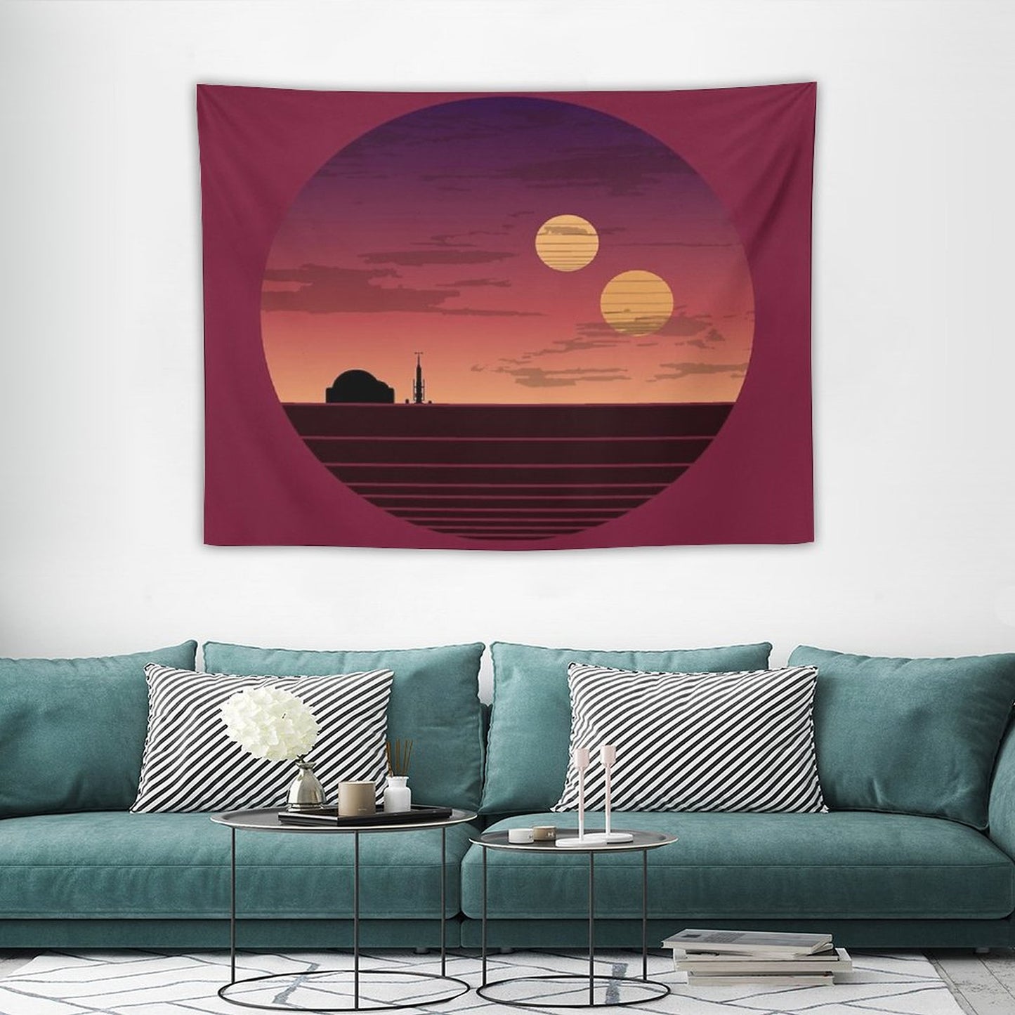 The Binary Sunset Tapestry