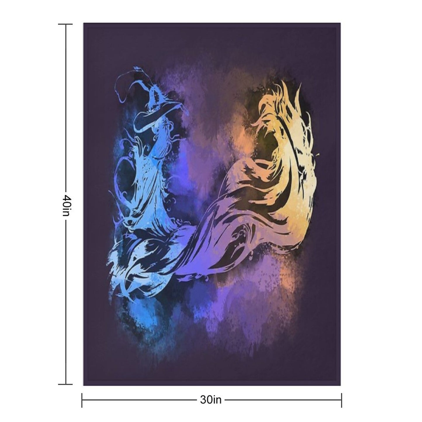 Final Fantasy X Logo Throw Blanket