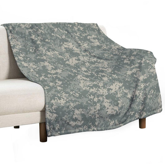 Army ACU Camouflage Throw Blanket