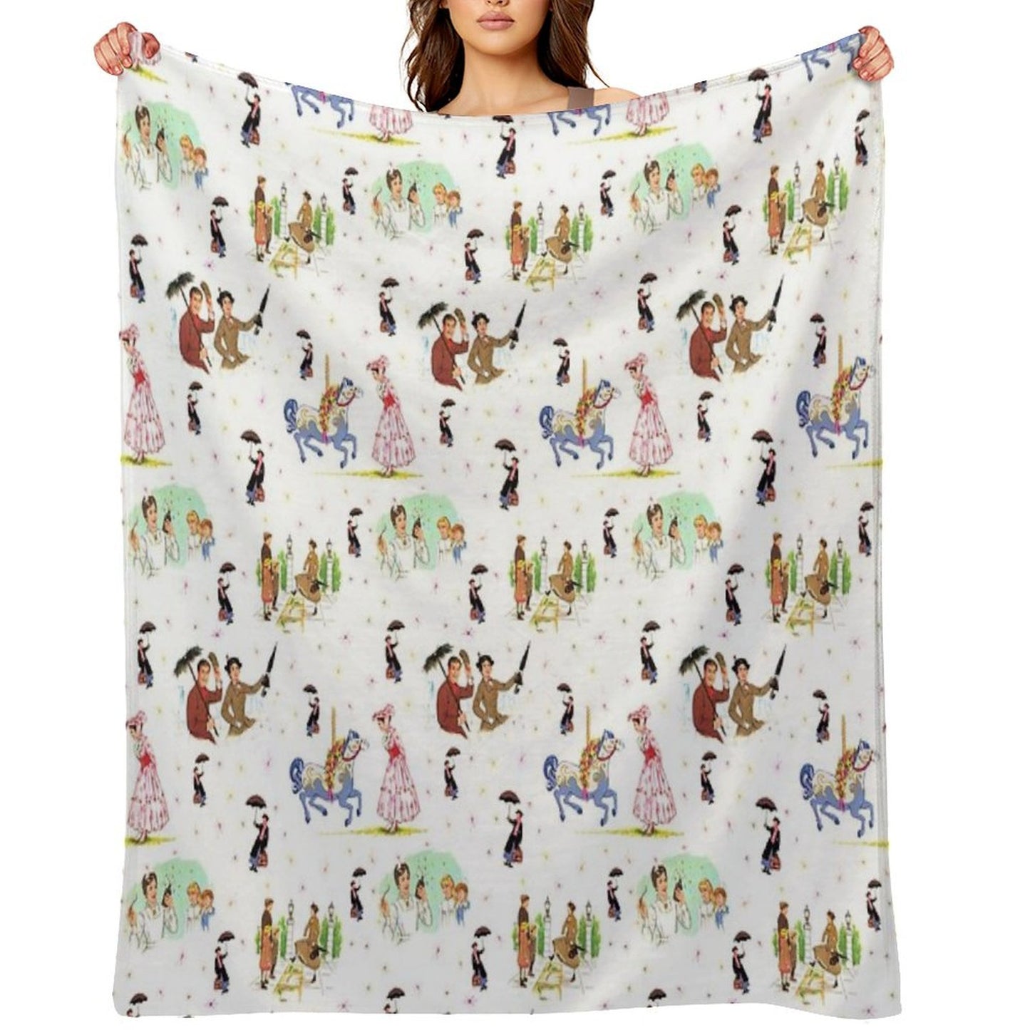 Mary Poppins IX Throw Blanket
