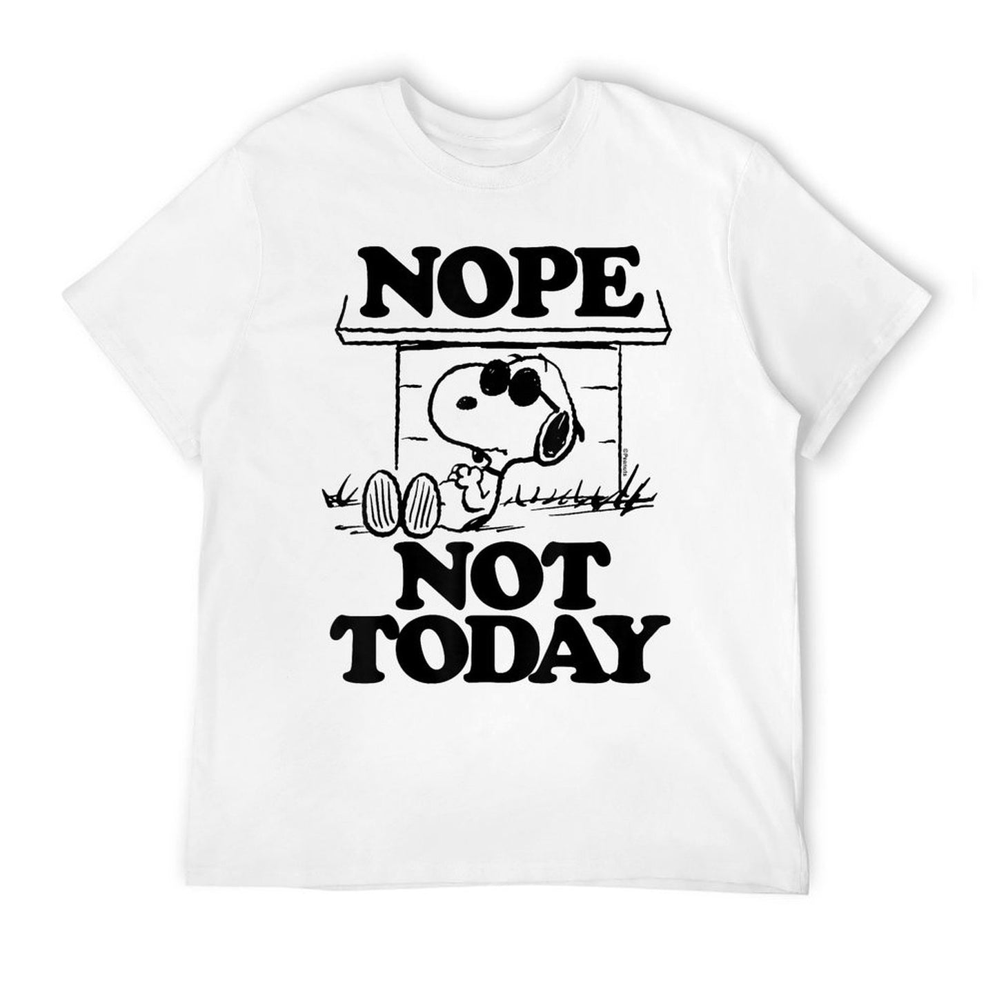 Peanuts - Joe Cool Nope Not Today Vintage-inspired T-Shirt