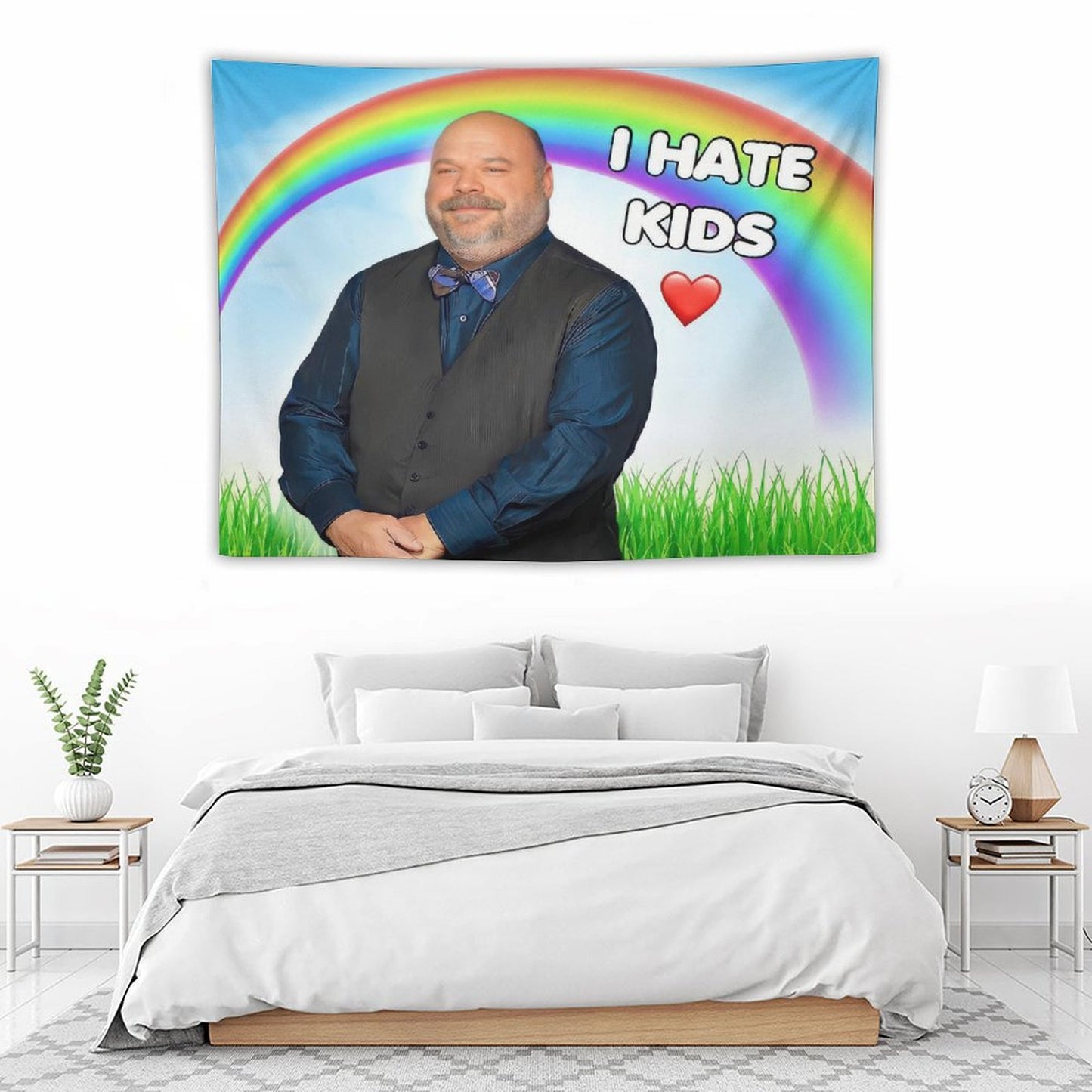 Bertram Endearment - I Hat Kids Tapestry