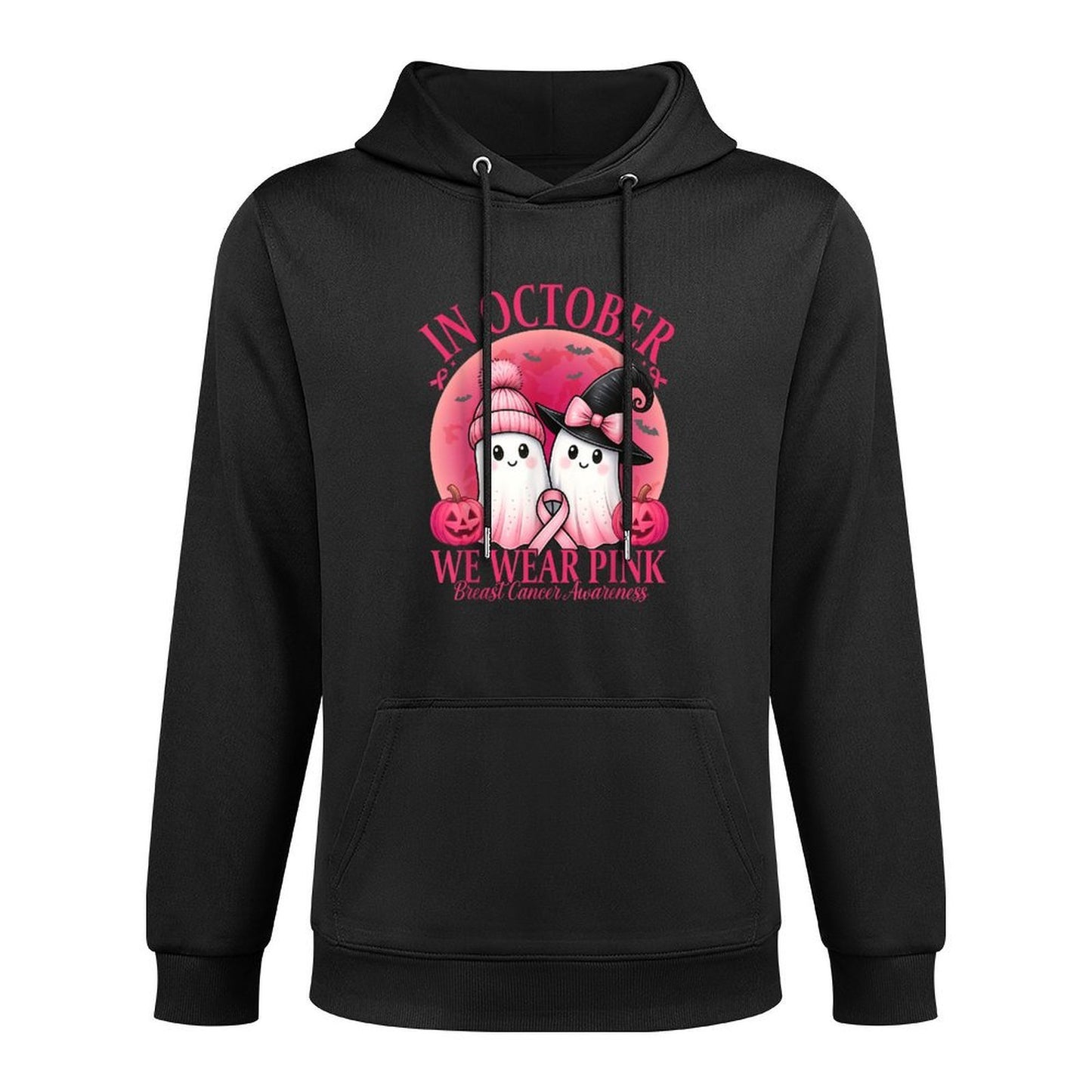Breast Cancer Halloween for Women in October We Wear Pink Casual Wear Hoodie