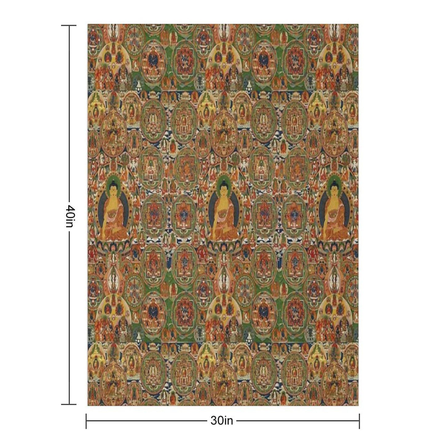 Buddha Throw Blanket