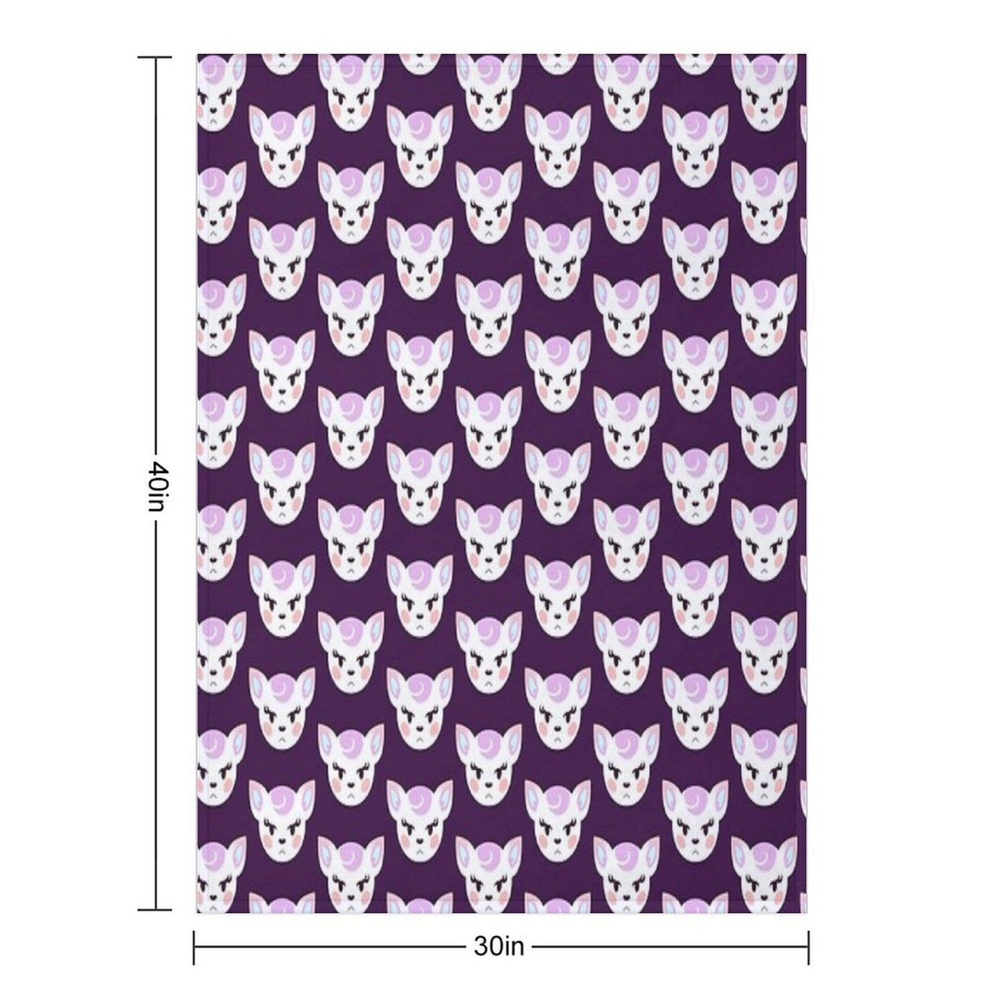 Deer Gal Diana Throw Blanket