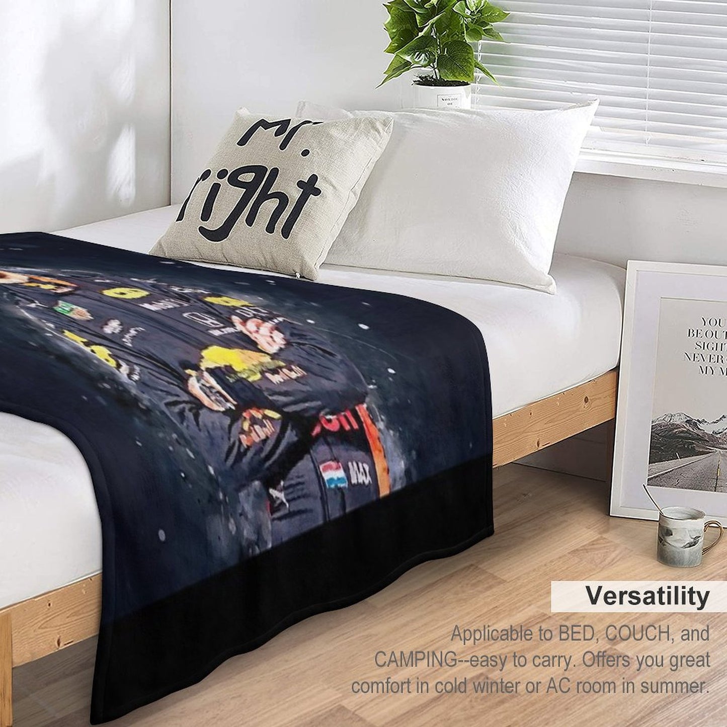 Max Verstappen Throw Blanket