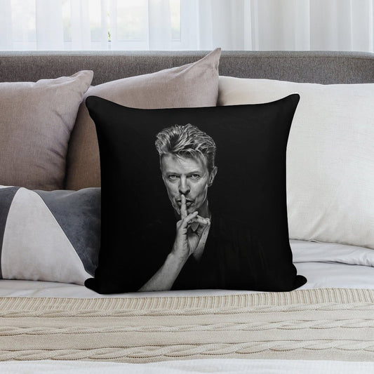 David Bowie Soft Warmth Comfort Throw Pillow