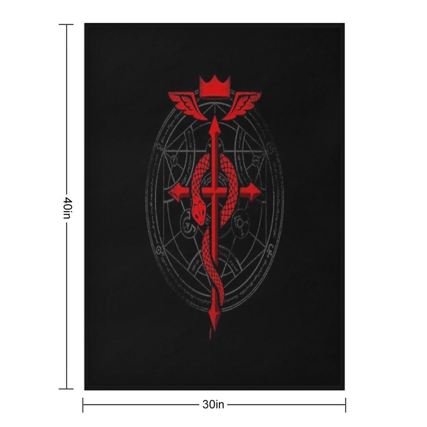 Alchemist Flamel Throw Blanket