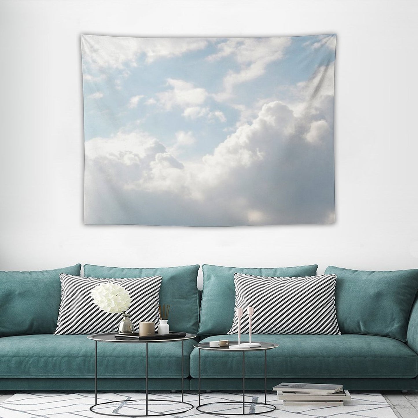 White Clouds Tapestry