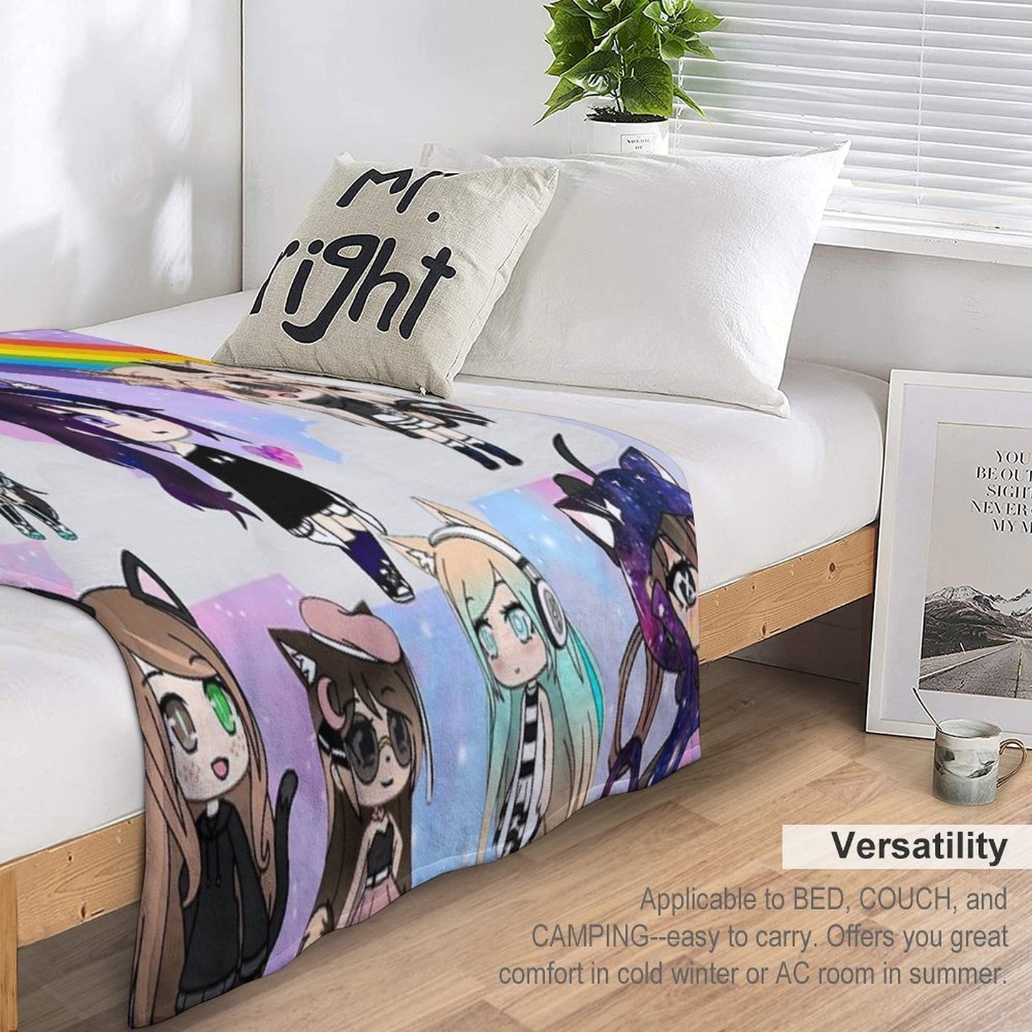 Gacha Life Anime Pack Throw Blanket