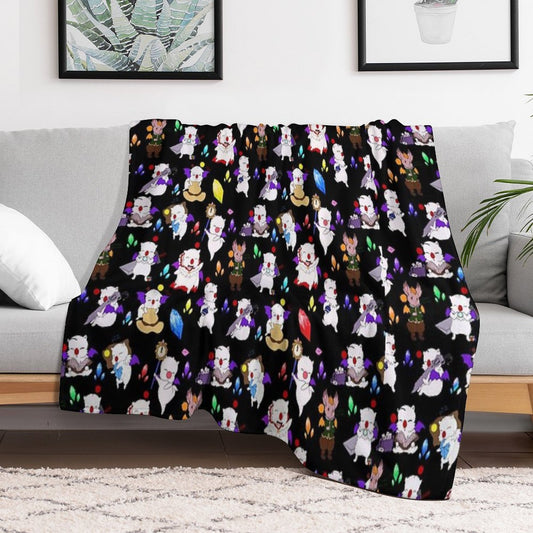 Final Fantasy Moogles Throw Blanket