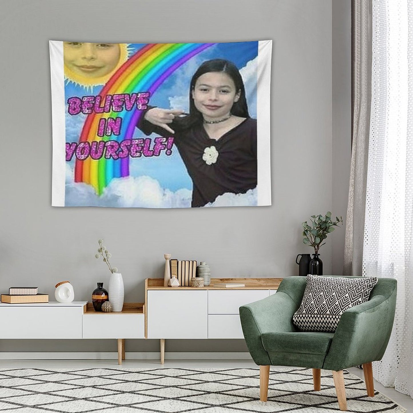 Believe in Uself! Tapestry