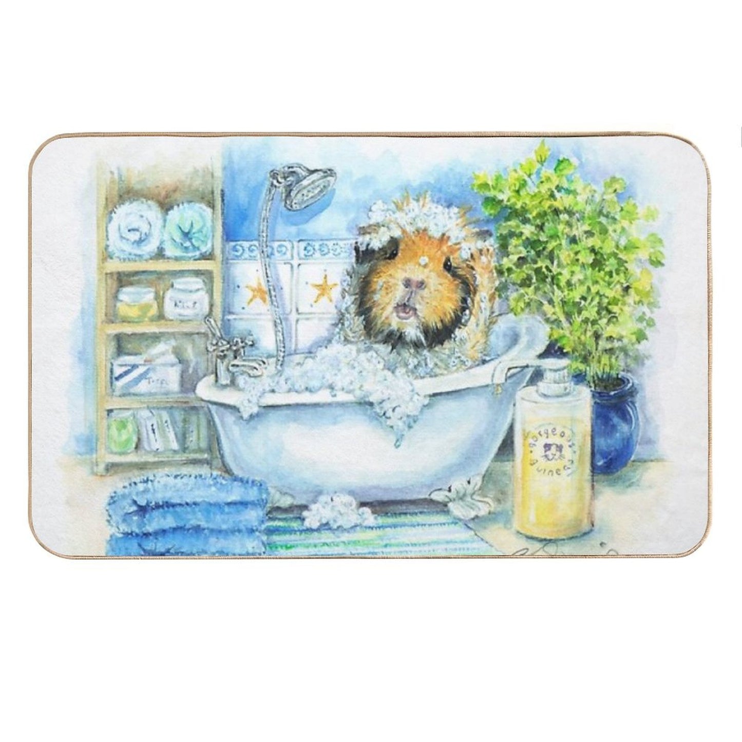 Marbles Takes A Bath Bath Mat
