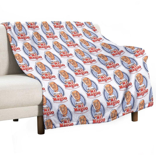 Mr. Magoo As Mr. Clean Throw Blanket