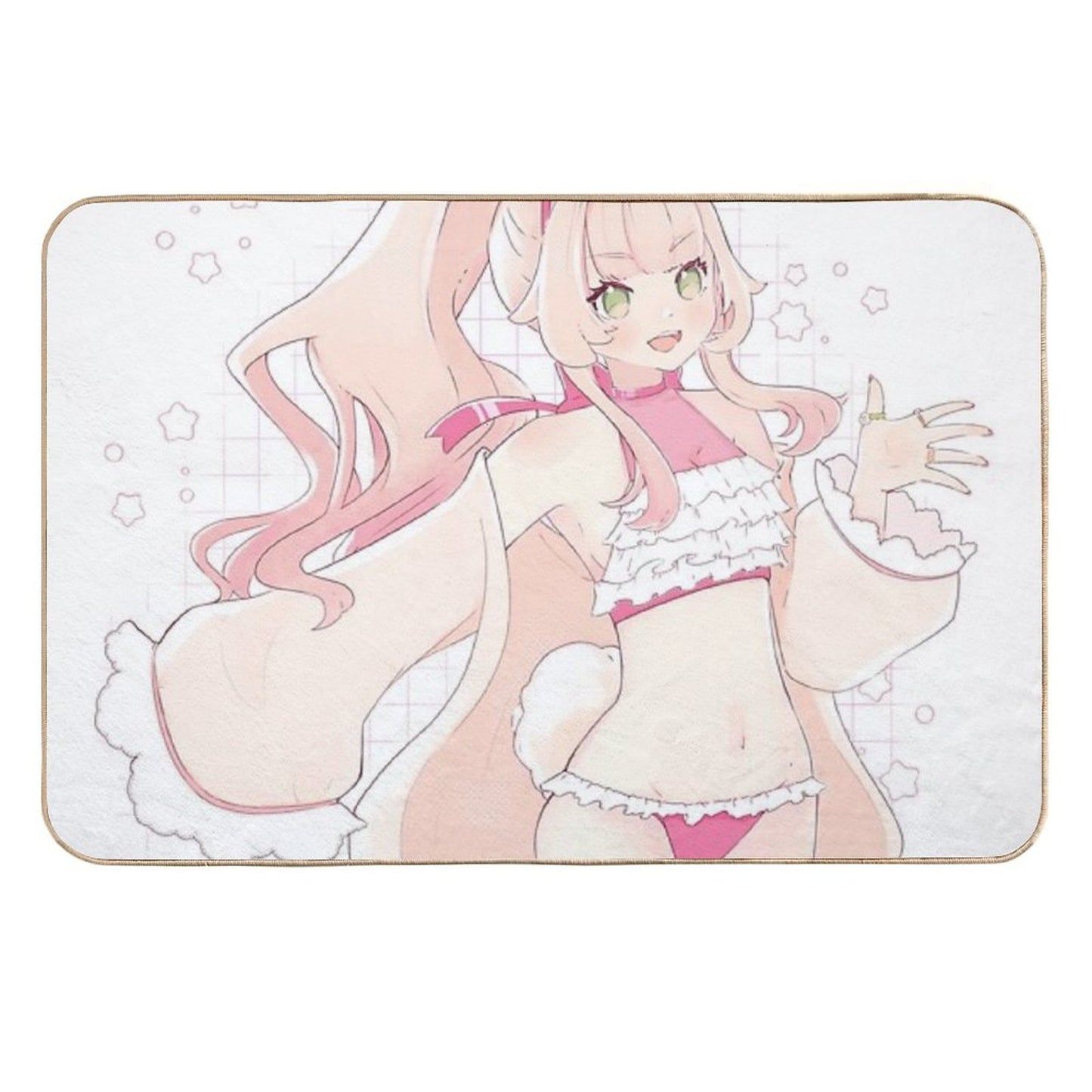 Summer Bun Stain-Proof Bath Mat