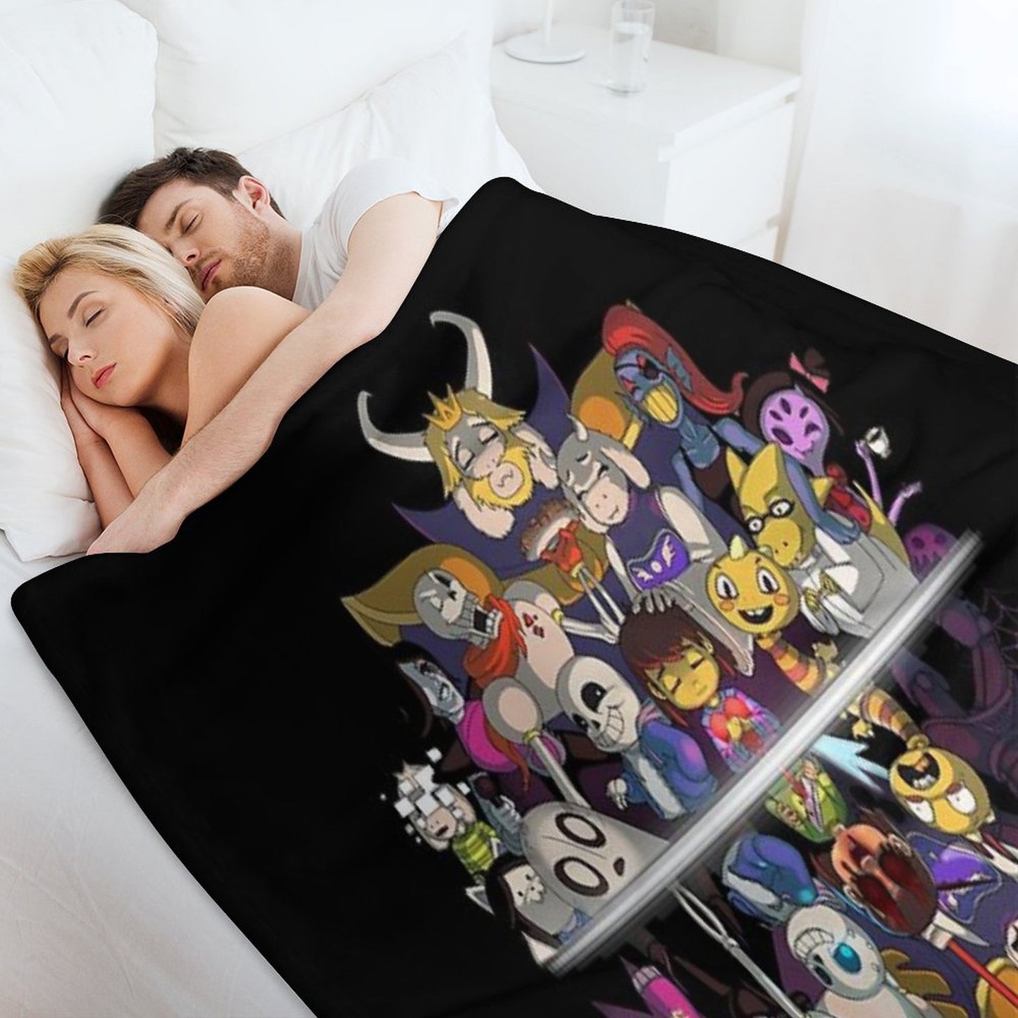 Under Throw Blanket