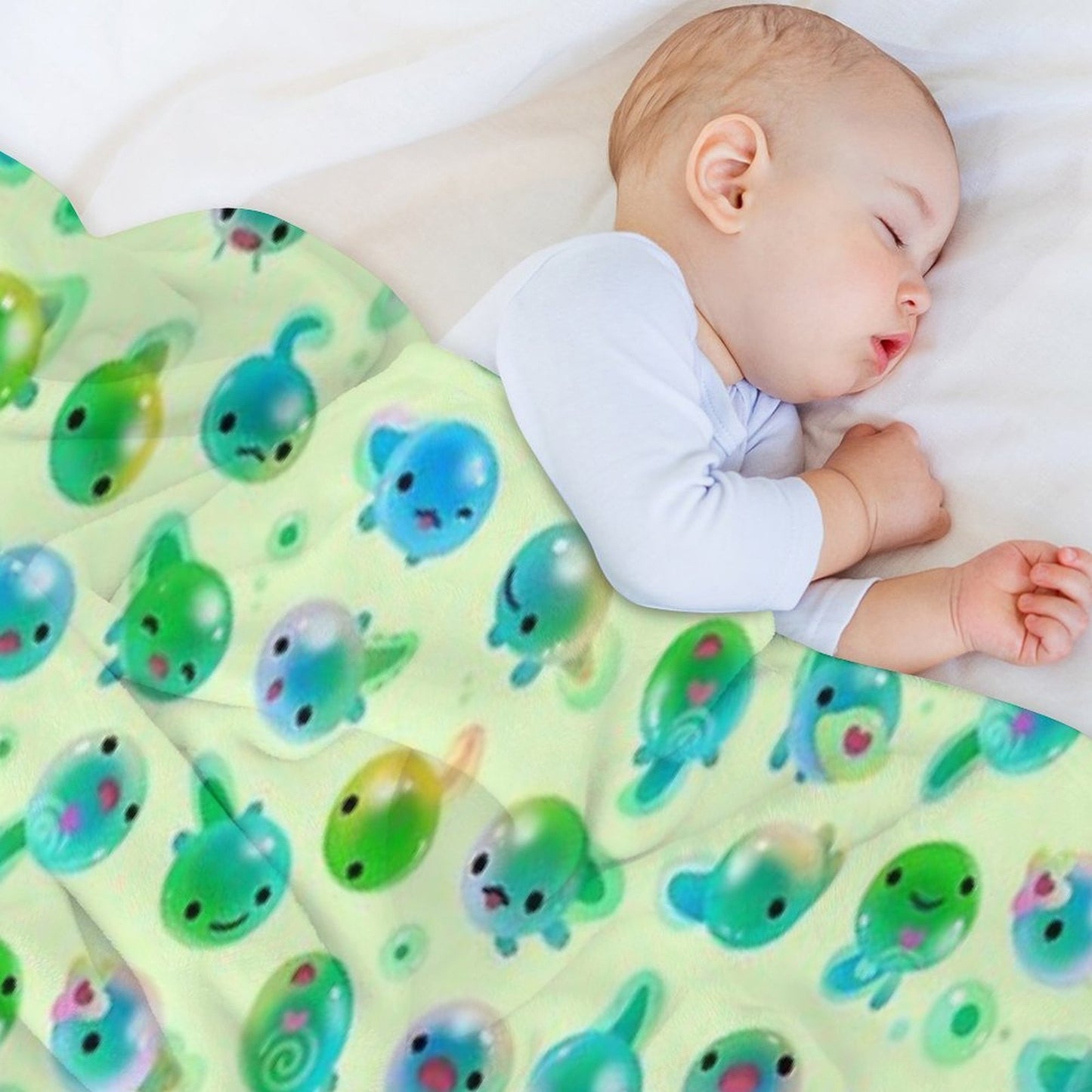 Candy Tadpole Throw Blanket
