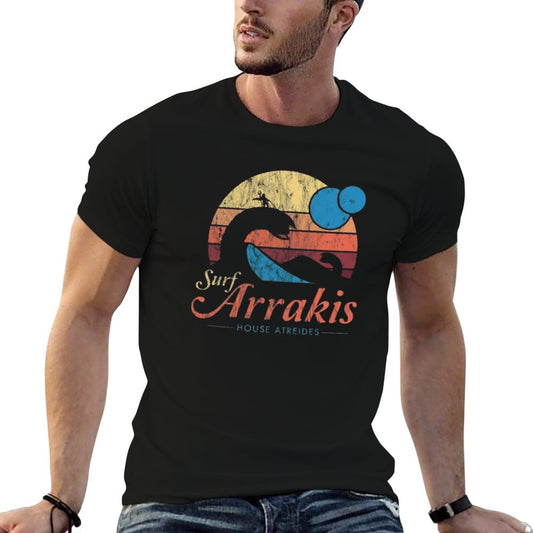 Visit Arrakis - Vintage Distressed Surf - Dune - Sci Fi Versatile T-Shirt