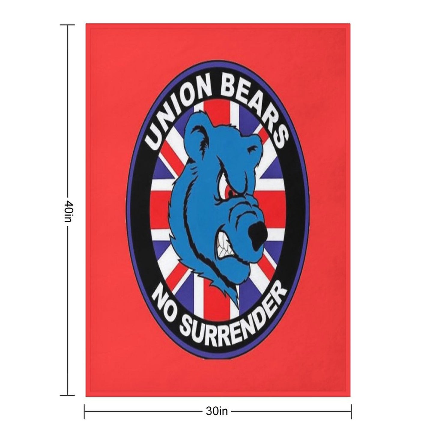 Union Bears Rangers Throw Blanket