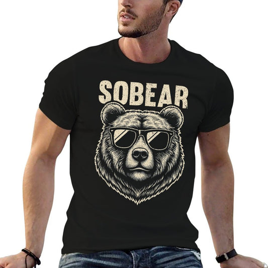 Sobriety Anniversary Sober AA NA Recovery Sobear T-Shirt