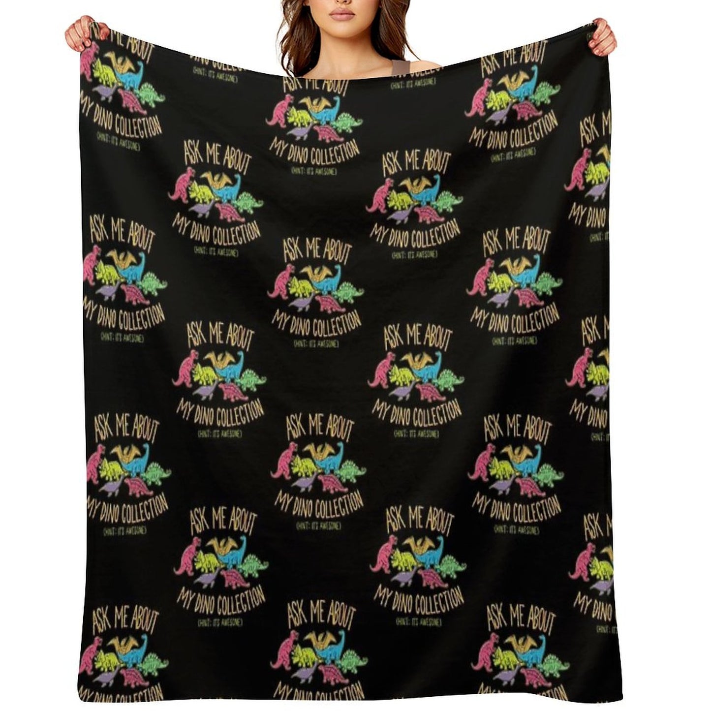 Dino Collection Throw Blanket