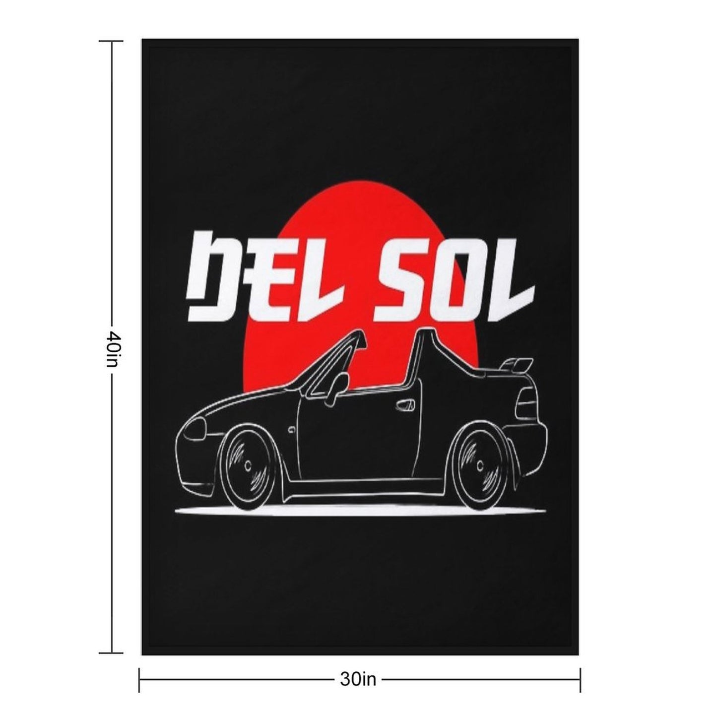 JDM Del Sol Throw Blanket