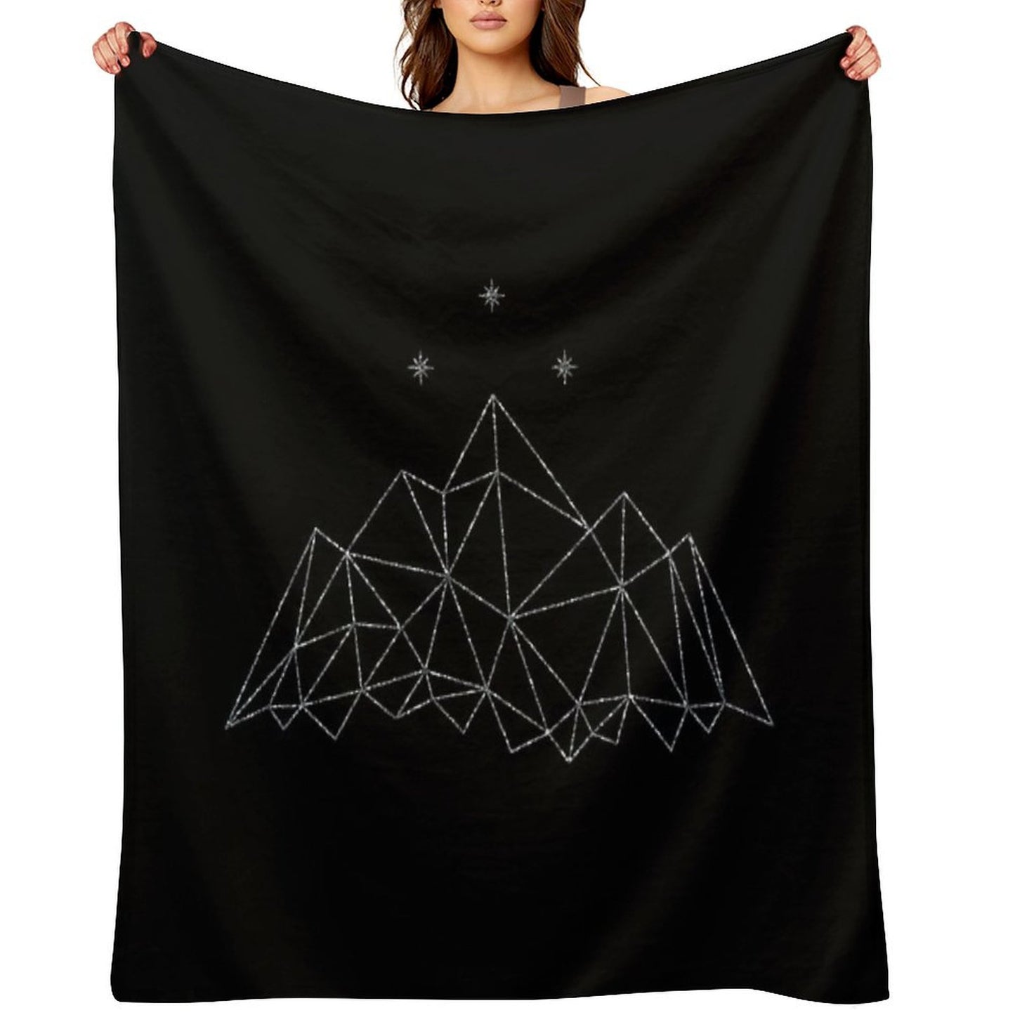 The Night Court Insignia from A Court of Frost And Starlight Throw Blanket
