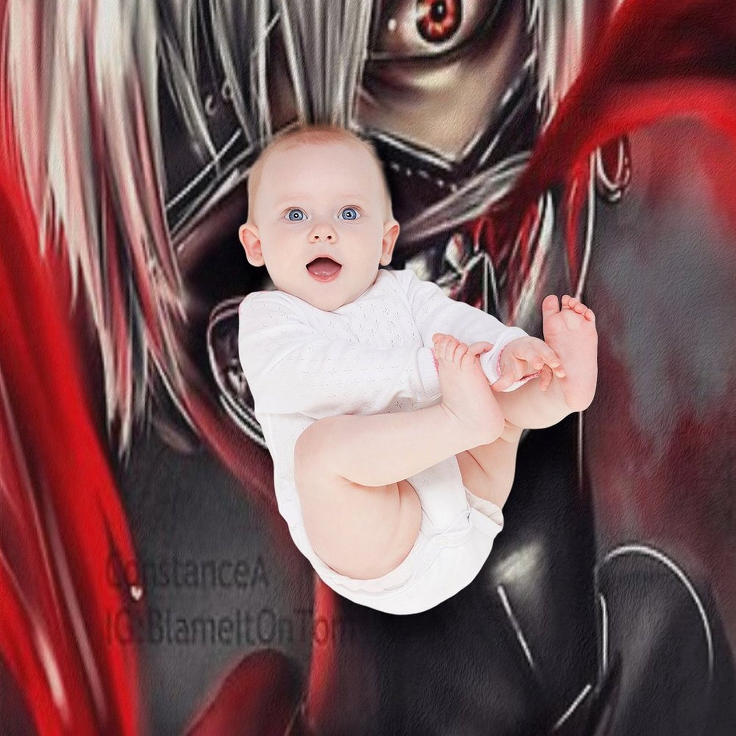 Kaneki Ken Throw Blanket