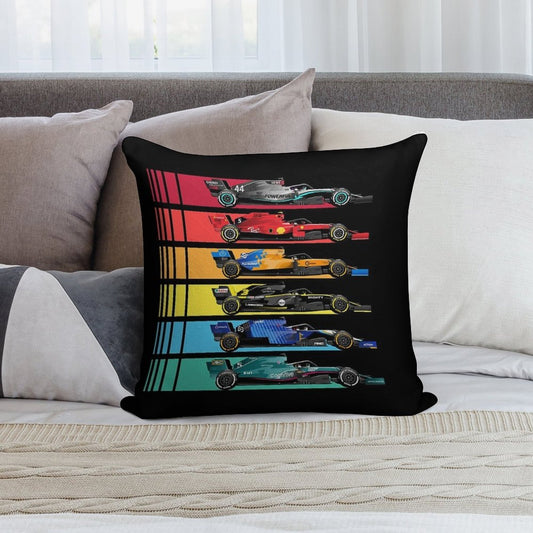Formula Racing Cars 2023 Soft Shrink-Resistant Throw Pillow