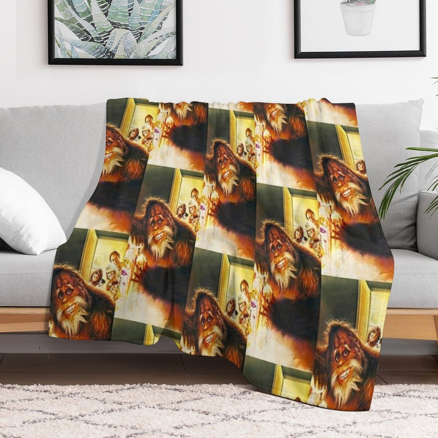 Harry And The Hendersons Throw Blanket
