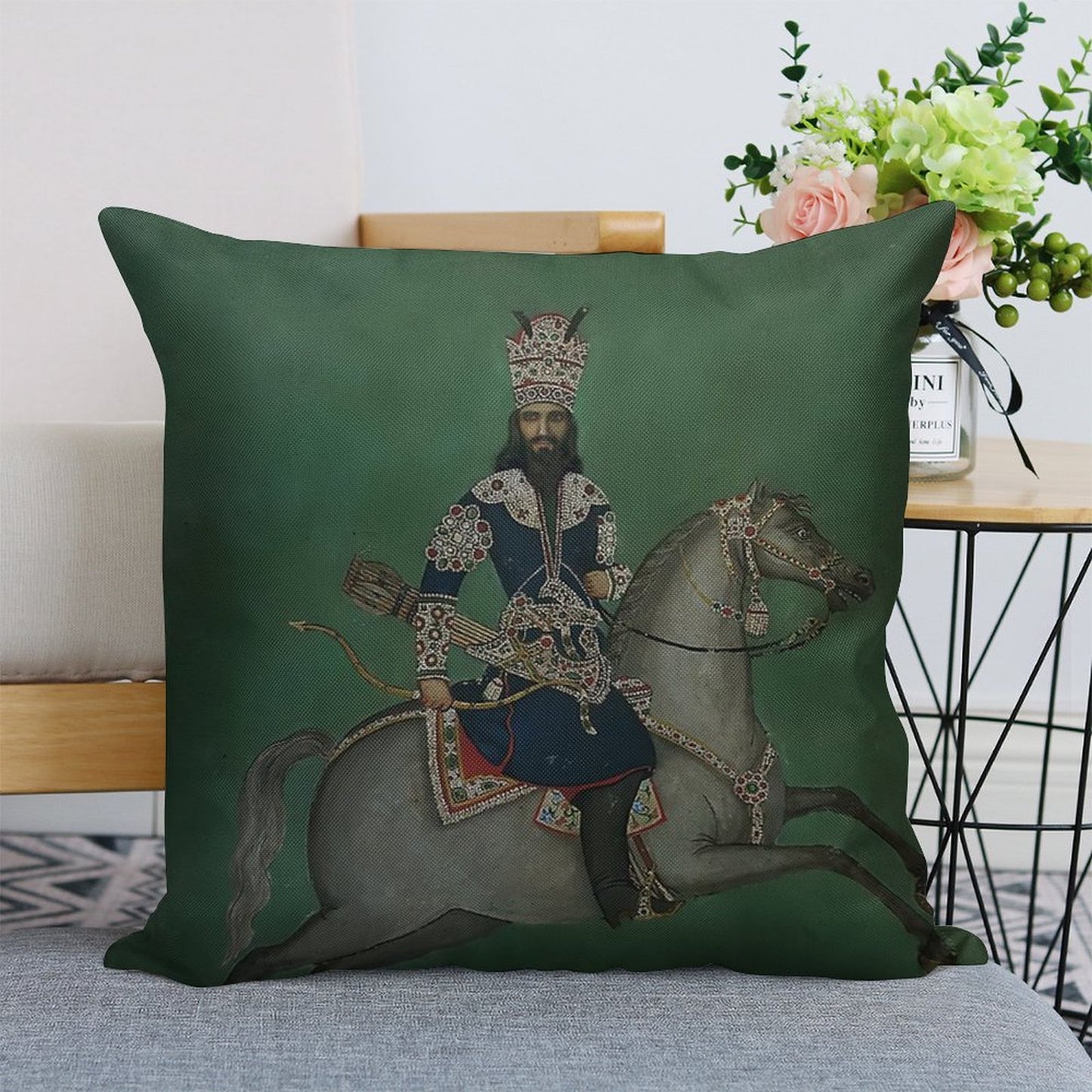 Nandor And Jahan Linen Throw Pillow Cover