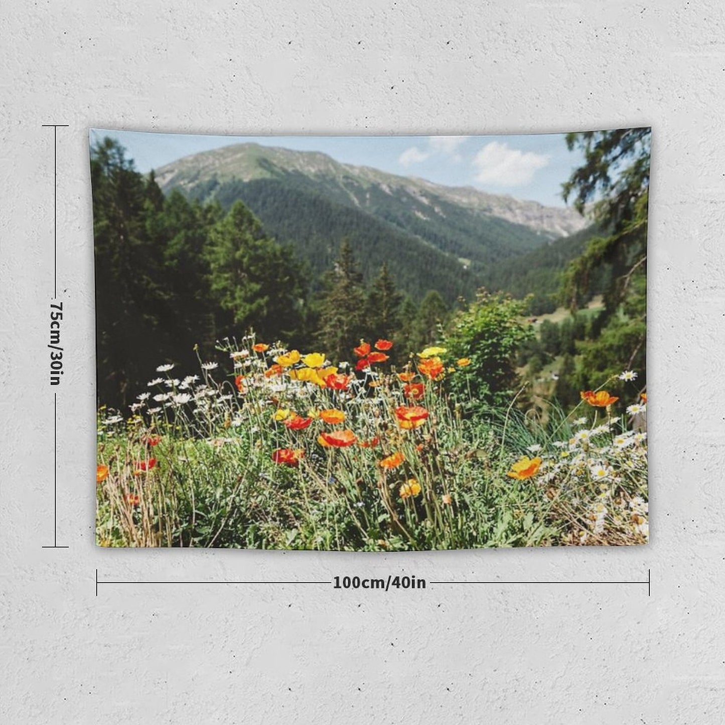 Mountain Garden Tapestry