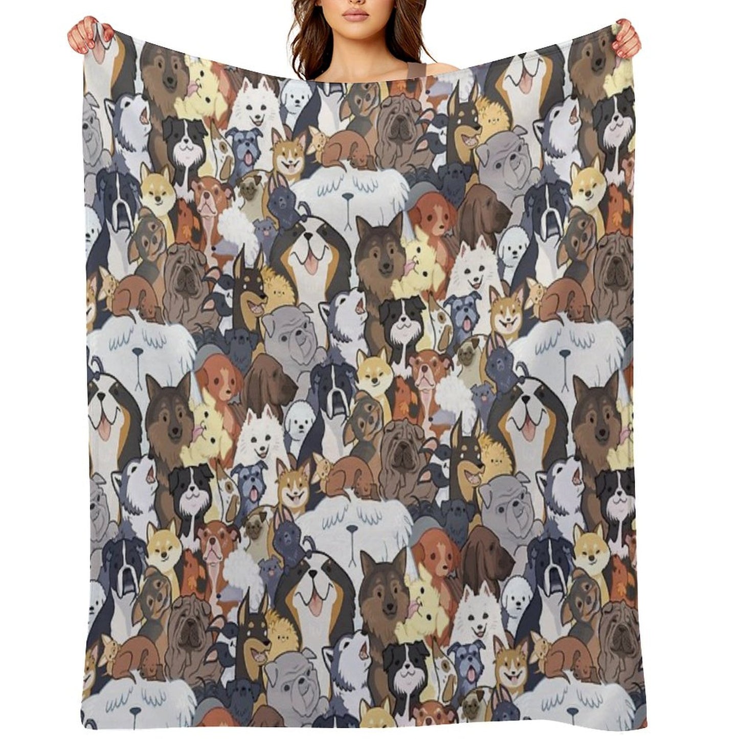 Pupper Party Throw Blanket