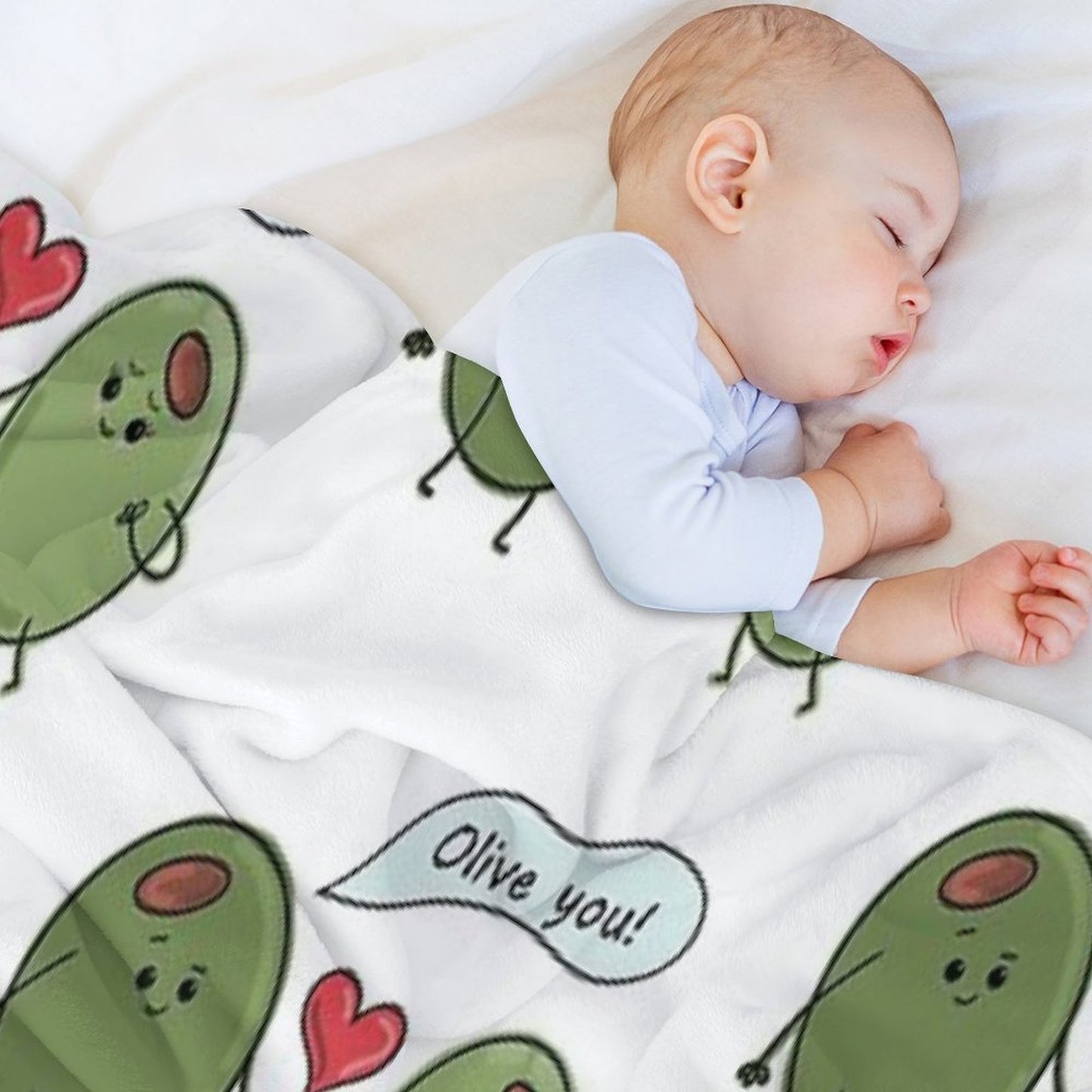 Olive You! Throw Blanket