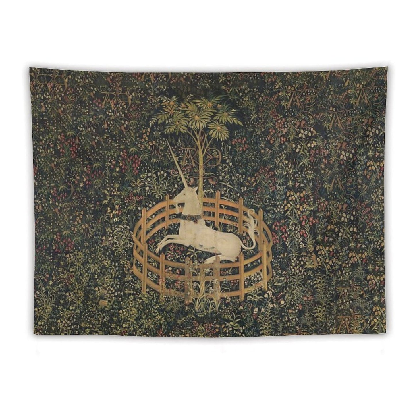 The Unicorn Tapestry (The Unicorn Is in Captivity And No Longer Dead) Tapestry