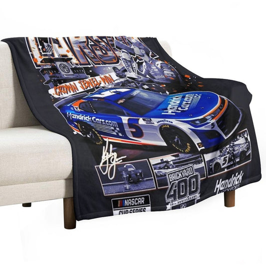 Kyle Larson Throw Blanket
