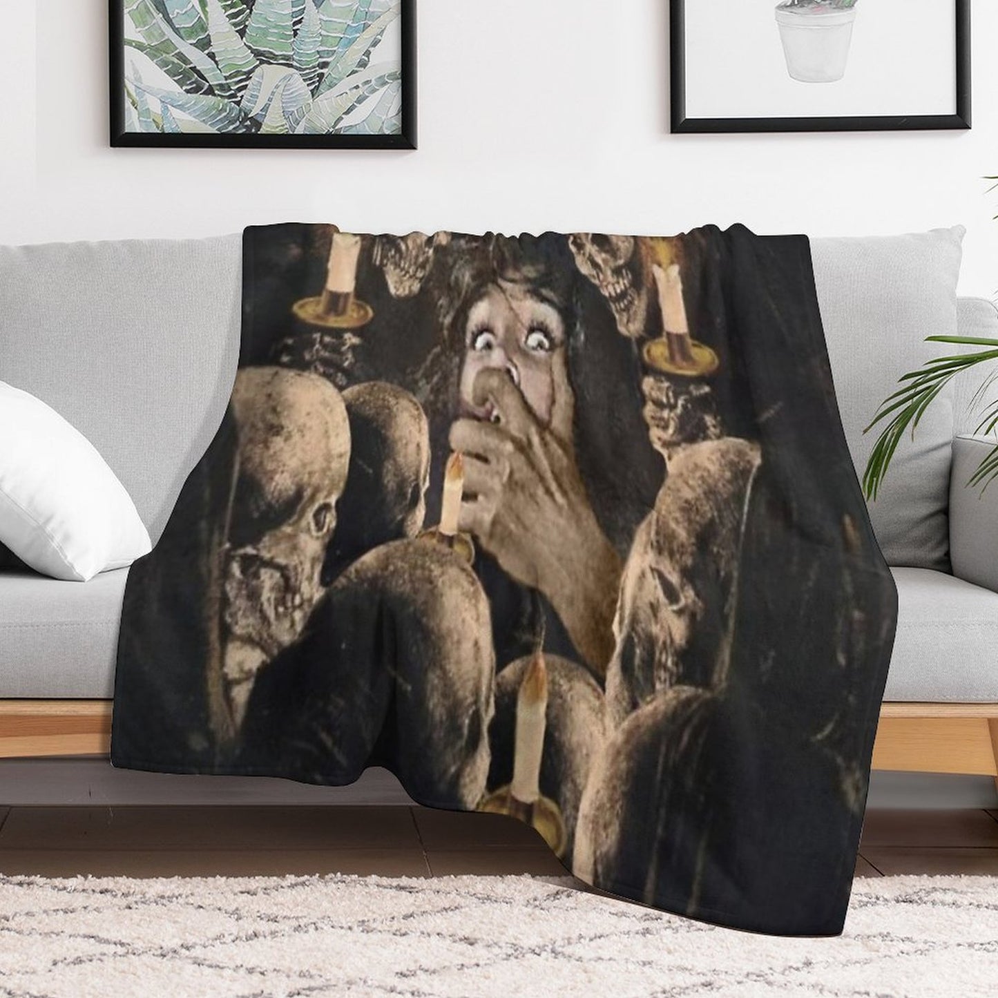 DARK VIGIL⠀ Throw Blanket