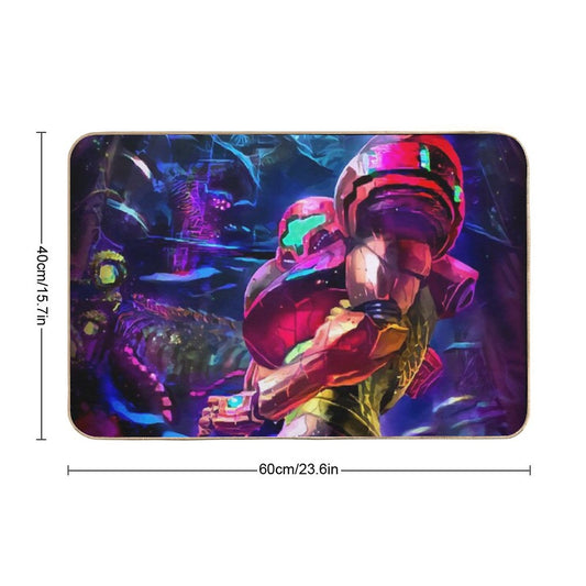 Samus Aran Metroid Bath Mat