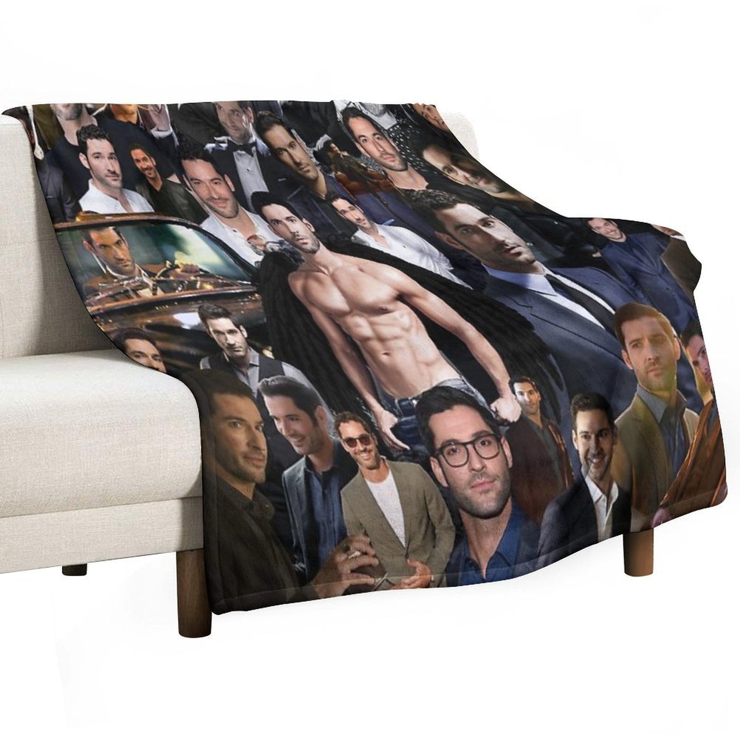 Tom Ellis Throw Blanket