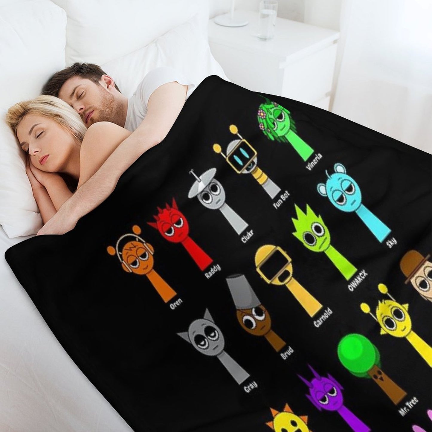 All My Sprunki Game Toys Throw Blanket