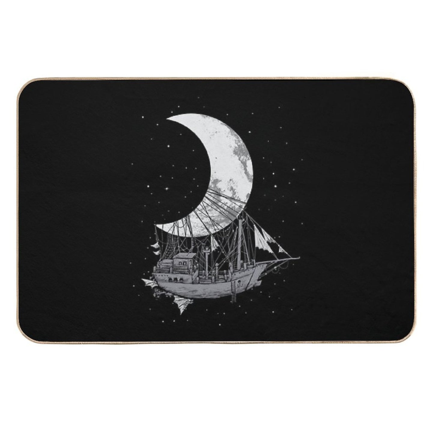 Moon Ship Eco-Friendly Bath Mat